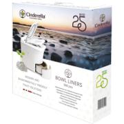 Cinderella toalettposer 500 stk brunt kraftpapir til Classic Comfort forbrenningstoalett