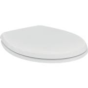 Ideal Standard Eurohvit toalettsete med soft close-funksjon i hvit duroplast