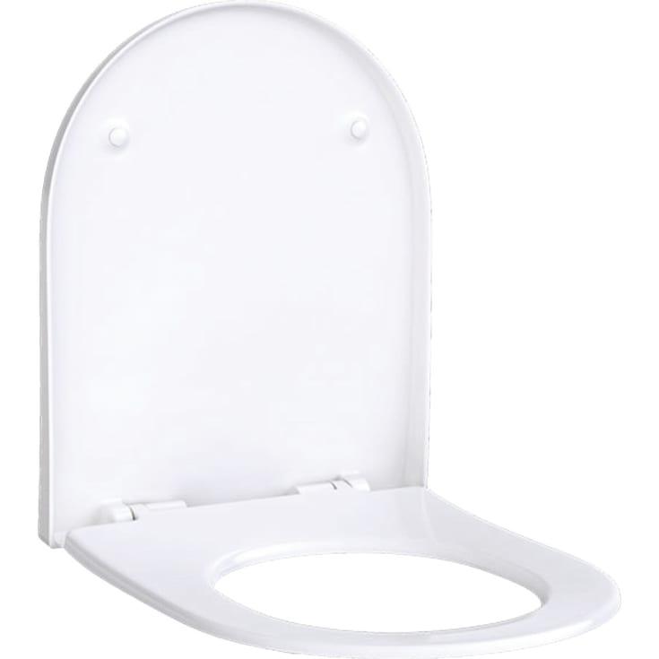 Geberit Acanto toalettsete med soft close og quick release beslag i hvit