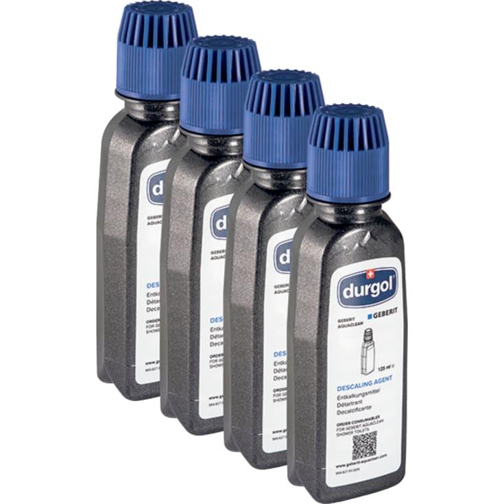 Geberit AquaClean avkalkingsmiddel, fire flasker à 125 ml