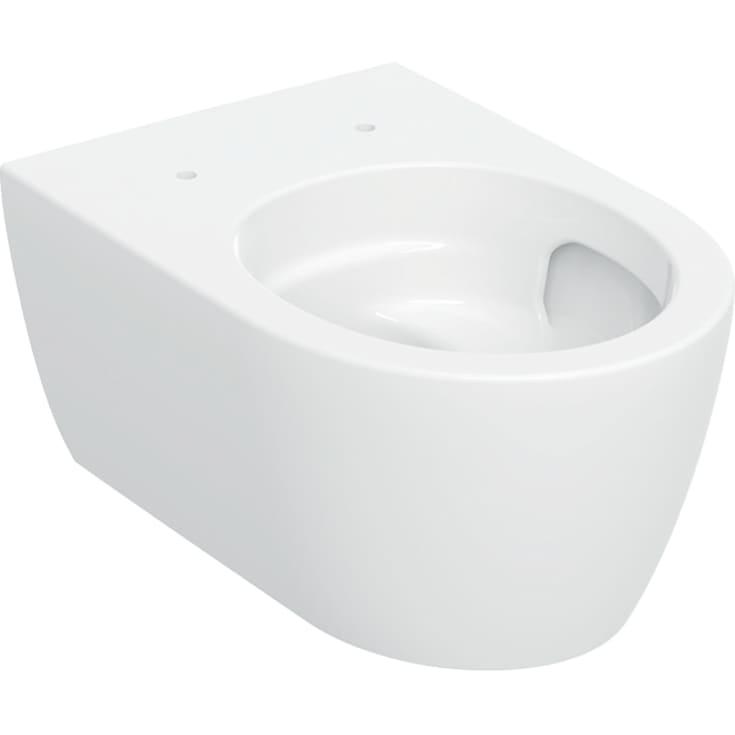 Geberit iCon vegghengt toalett uten skyllekant i hvit med skjult montering