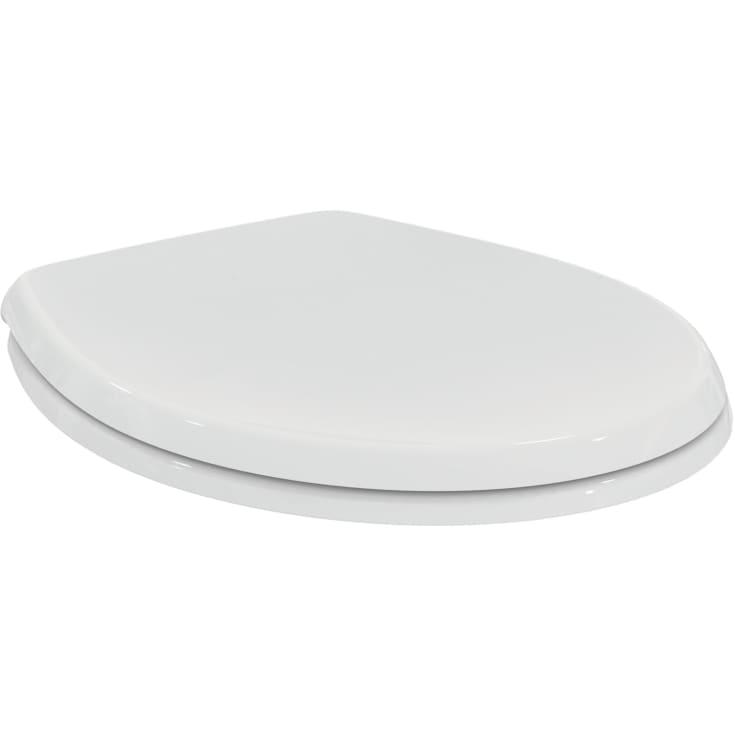 Ideal Standard Eurohvit toalettsete med soft close-funksjon i hvit duroplast