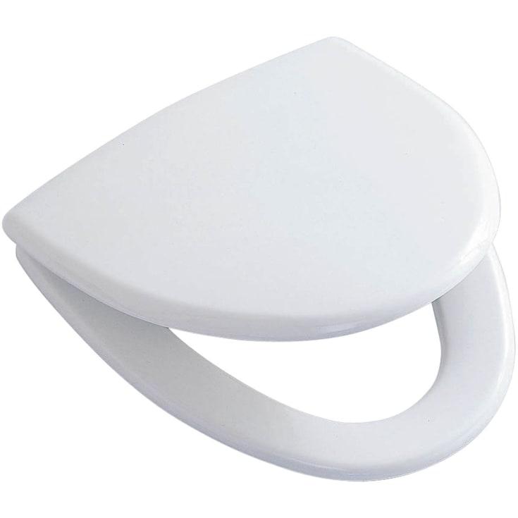 Ifö Cera toalettsete med soft close-mekanisme i hvit duroplast